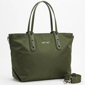 Sweet Years - Borsa nuova Donna shopping bag impermeabile in tessuto tecnico super resistente nylon