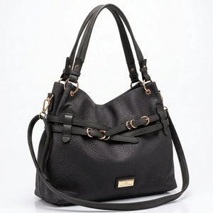 CHARRO - Borsa a Spalla Donna simil Pelle sacco cinghie con tracolla capiente