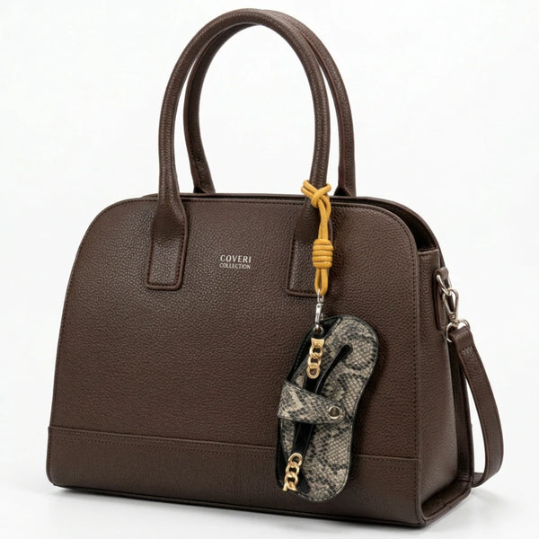 Coveri Collection - Borsa con portaocchiali nuova Donna sacco grande shopping bauletto baule