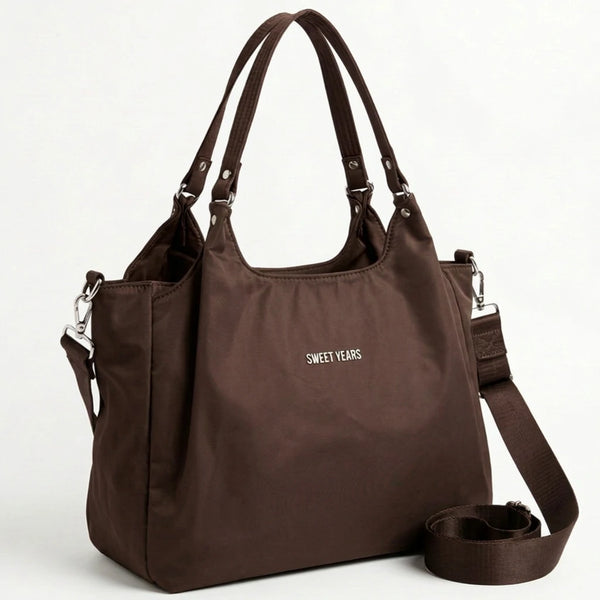 Sweet Years - Borsa nuova Donna sacco hobo bag impermeabile in tessuto tecnico super resistente