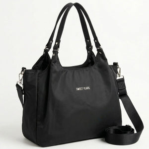 Sweet Years - Borsa nuova Donna sacco hobo bag impermeabile in tessuto tecnico super resistente