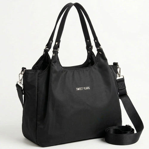 Sweet Years - Borsa nuova Donna sacco hobo bag impermeabile in tessuto tecnico super resistente