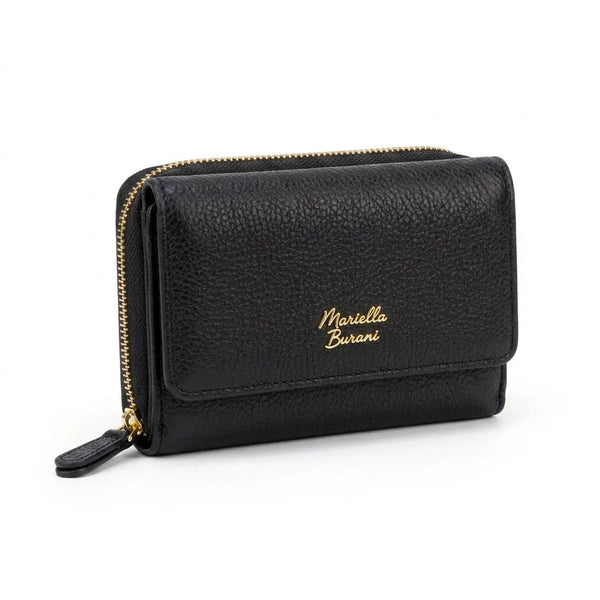 Mariella Burani - Set regalo portafoglio firmato donna con scatole porta carte donna novità simil pelle