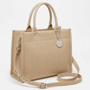 Tommassini - Borsa donna a shopping tote spalla e tracolla eco pelle morbida