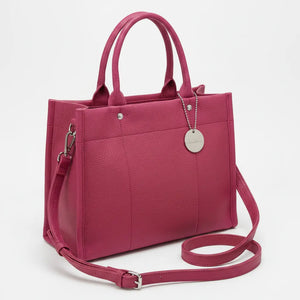 Tommassini - Borsa donna a shopping tote spalla e tracolla eco pelle morbida