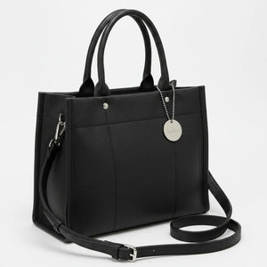 Tommassini - Borsa donna a shopping tote spalla e tracolla eco pelle morbida