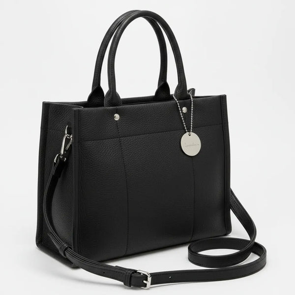 Tommassini - Borsa donna a shopping tote spalla e tracolla eco pelle morbida