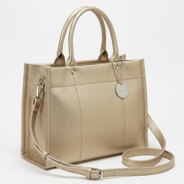 Tommassini - Borsa donna a shopping tote spalla e tracolla eco pelle morbida