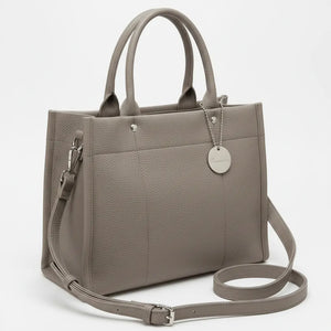 Tommassini - Borsa donna a shopping tote spalla e tracolla eco pelle morbida