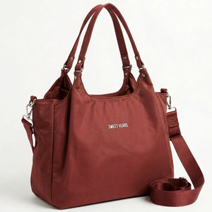 Sweet Years - Borsa nuova Donna sacco hobo bag impermeabile in tessuto tecnico super resistente