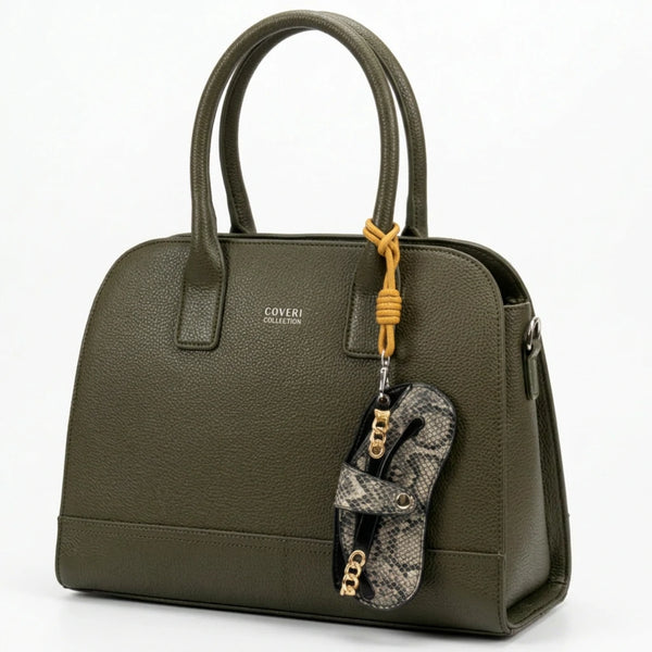 Coveri Collection - Borsa con portaocchiali nuova Donna sacco grande shopping bauletto baule