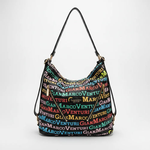 Gian Marco venturi 2in1 borsa zaino LIMITED EDITION fantasia logata