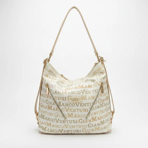 Gian Marco venturi 2in1 borsa zaino LIMITED EDITION fantasia logata