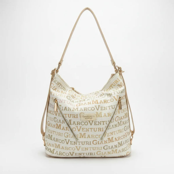Gian Marco venturi 2in1 borsa zaino LIMITED EDITION fantasia logata
