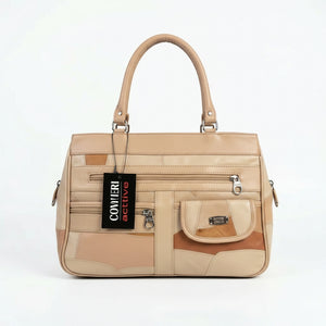 Coveri Active - Borsa VERA PELLE bauletto tote bag donna spalla tracolla nuova multitasche