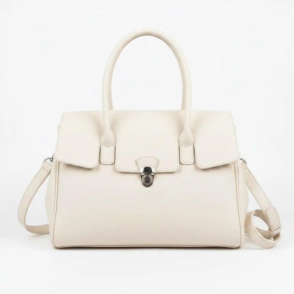 La Bellin - borsa in simil pelle a spalla con tasca frontale tracolla