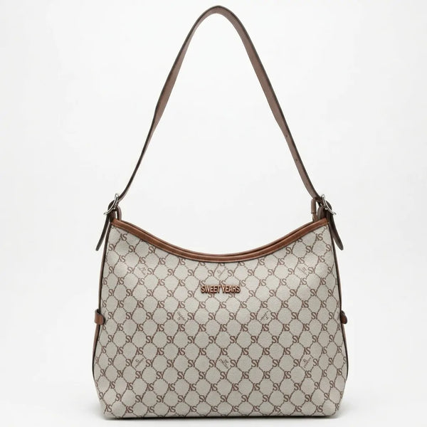 Sweet Years - Borsa Donna sacco grande Hobo Casual mono manico fantasia logata
