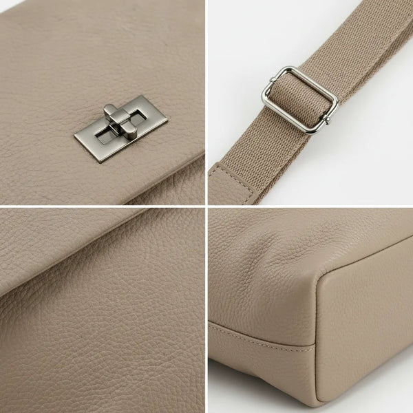 Tommassini - Zaino  / Borsa 2n1 eco pelle multi tasche donna zainetto passeggio comodo moda pera
