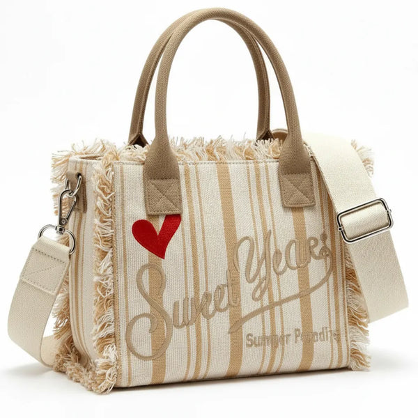 Sweet Years - Borsa bauletto jeans denim cotone tracolla