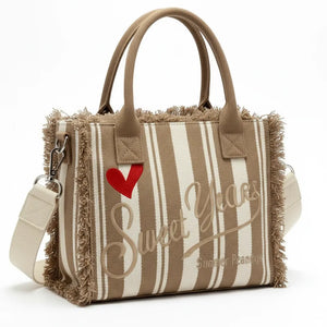 Sweet Years - Borsa bauletto jeans denim cotone tracolla