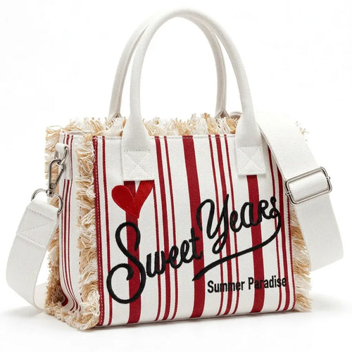 Sweet Years - Borsa bauletto jeans denim cotone tracolla