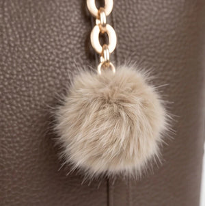 PODRI - Borsa a Spalla Donna simil Pelle Morbida Borsa shopping Grande borchie chiodi