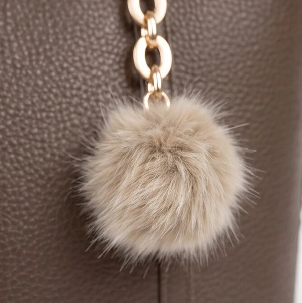 PODRI - Borsa a Spalla Donna simil Pelle Morbida Borsa shopping Grande borchie chiodi