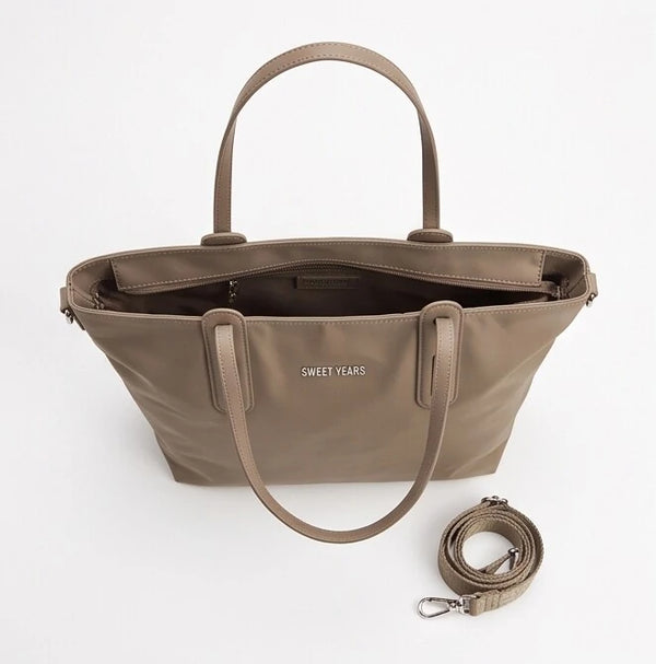 Sweet Years - Borsa nuova Donna shopping bag impermeabile in tessuto tecnico super resistente nylon