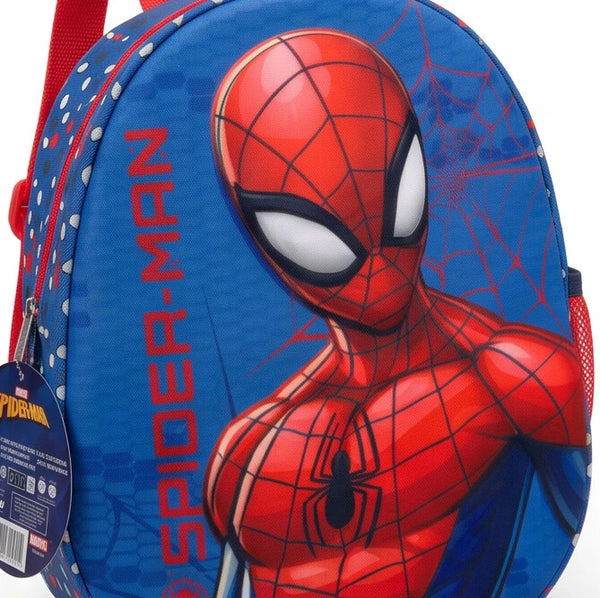 Spider Man  - Zaino MOD.4 scuola maschile marvel fantasia 3d ovetto zainetto piccolo asilo scuola