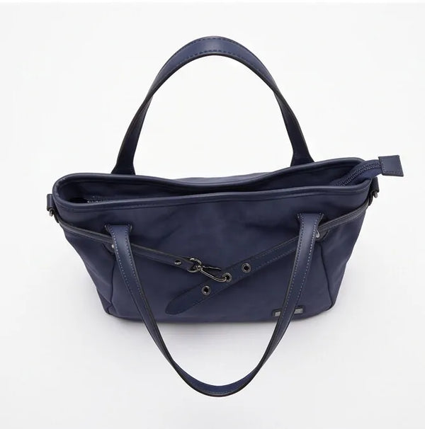 CHARRO - Borsa a Spalla Donna simil Pelle shopping effetto opaco camoscio con tracolla scamosciata