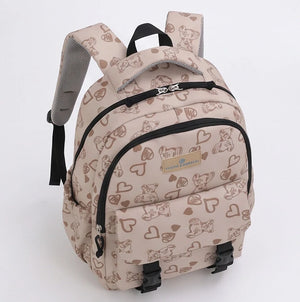 Baci&Abbracci - Zaino scuola viaggio con imbottitura femminile donna fantasia orsacchiotti cuori ragazza