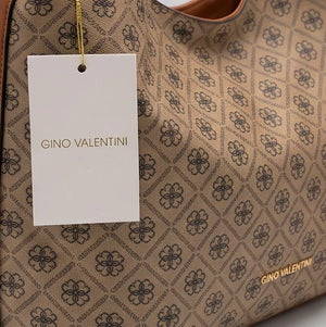 Valentini Gino - Borsa Donna sacco grande Hobo Casual mono manico fantasia logata