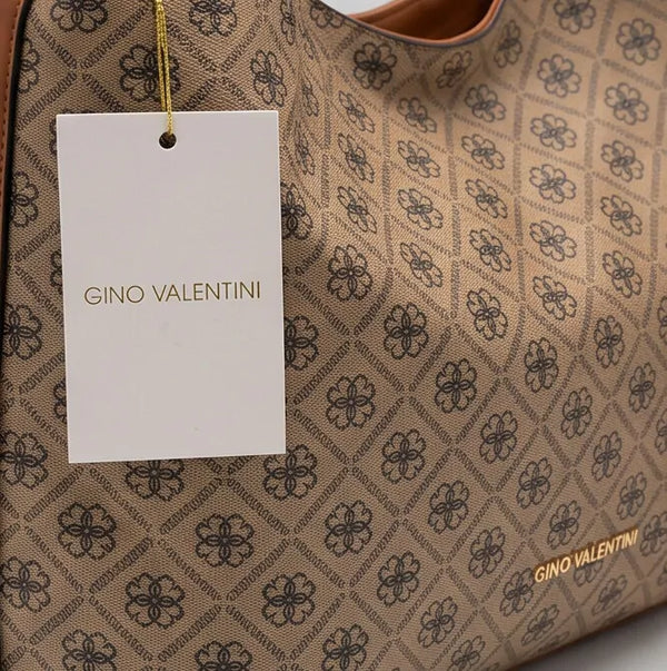 Valentini Gino - Borsa Donna sacco grande Hobo Casual mono manico fantasia logata