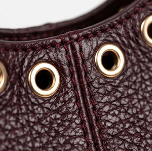 PODRI - Borsa a Spalla Donna simil Pelle Morbida Borsa hobo sacco borchie