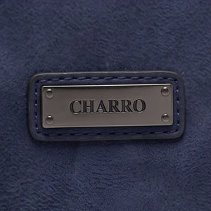 CHARRO - Borsa a Spalla Donna simil Pelle shopping effetto opaco camoscio con tracolla scamosciata