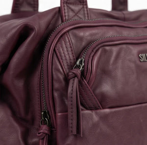 Sweet years - Borsa a Spalla Donna simil Pelle bauletto effetto vintage con tracolla