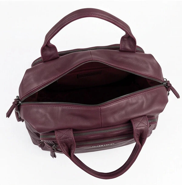 Sweet years - Borsa a Spalla Donna simil Pelle bauletto effetto vintage con tracolla