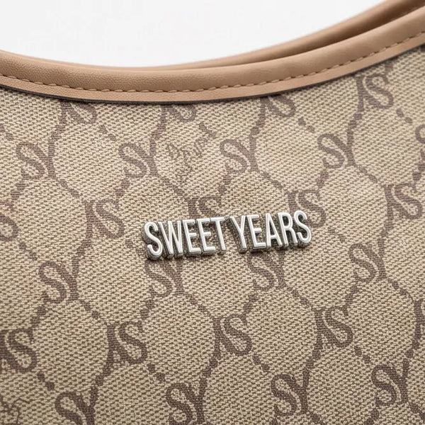 Sweet Years - Borsa Donna sacco grande Hobo Casual mono manico fantasia logata