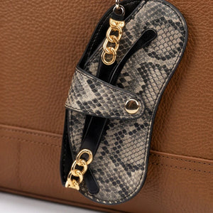 Coveri Collection - Borsa con portaocchiali nuova Donna sacco grande shopping bauletto baule