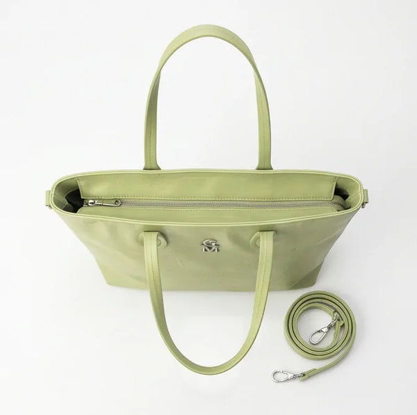 Big - Borsa firmata GYOIAMEA shopping spalla donna grande simil pelle venata