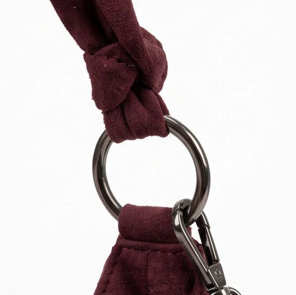 Nazareno Gabrielli - Borsa morbida a sacco hobo capiente unica tinta simil pelle camoscio scamosciata