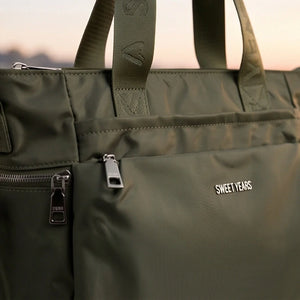 Sweet Years - Borsa nuova Donna tote shopping bag impermeabile in tessuto tecnico super resistente