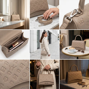 Sweet Years - Borsa clessidra firmata capiente giornaliera elegante borsetta a mano bauletto piccola