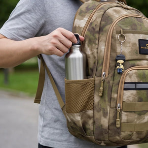 Baci&Abbracci - Zaino scuola viaggio con imbottitura maschile femminile uomo donna fantasia militare
