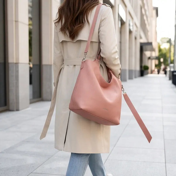 Valentini Gino - Borsa spalla nuova Donna hobo bag sacco secchio con catena mono manico spalla e tracolla (Copia)