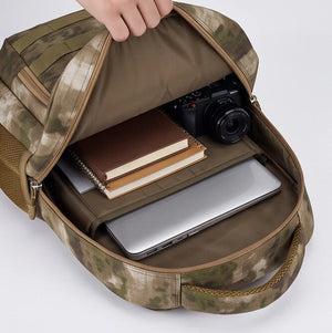 Baci&Abbracci - Zaino scuola viaggio con imbottitura maschile femminile uomo donna fantasia militare