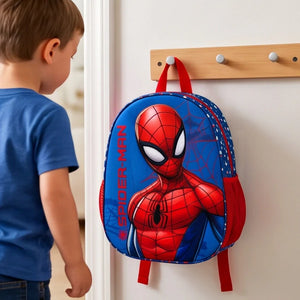 Spider Man  - Zaino MOD.4 scuola maschile marvel fantasia 3d ovetto zainetto piccolo asilo scuola