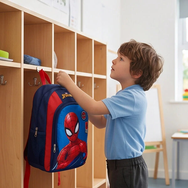 Spider Man  - Zaino MOD.2 scuola maschile marvel fantasia 3d ovetto zainetto piccolo asilo scuola