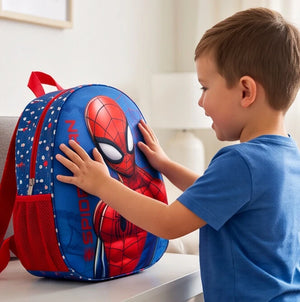 Spider Man  - Zaino MOD.4 scuola maschile marvel fantasia 3d ovetto zainetto piccolo asilo scuola