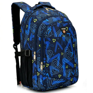 OR&MI - Zaino scuola con imbottitura maschile femminile uomo donna fantasia capiente multitasche spalliere LINEA 2